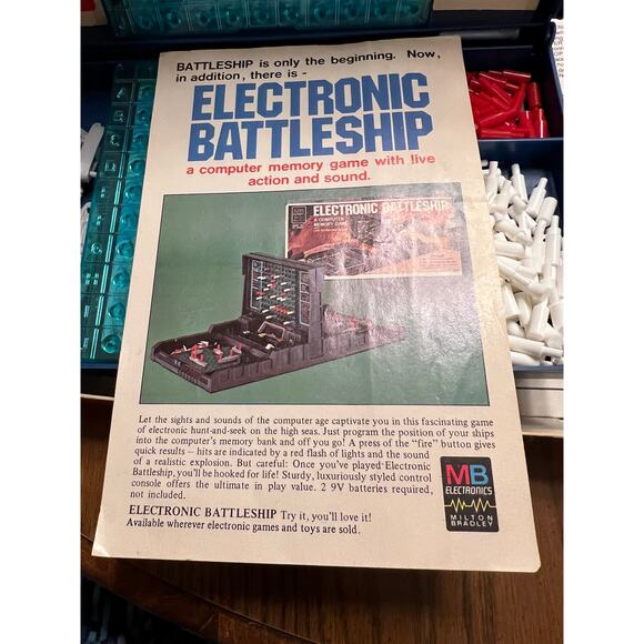 Vintage 1981 Battleship Game MB Complete Parts Read Description - Picture 11 of 11